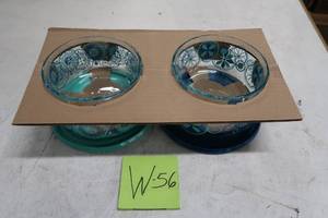 lot W56 image: Pyrex Simply Store Decorated Glass Storage 8-Piece Set