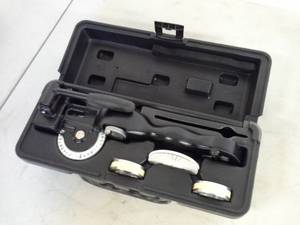 lot 1018 image: Dymo Rhino Labeller Metal Tape Embossing System Kit M1011, Users Guide, Label Accessories, Carry Case