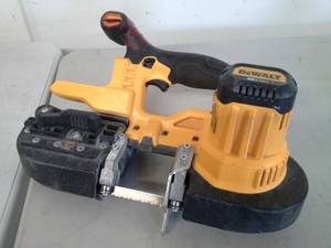 lot 1063 image: DeWalt 20VDC Cordless Band Saw DCS371,
