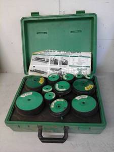 lot 2003 image: Greenlee 859-4 PVC Plug 12-Piece Set, Carry Case