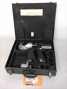 lot 2018 image: Greenlee Gator Plus EK1260 Battery Crimping Tool, 2-Batteries, Padded Case