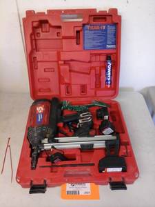 lot 2025 image: Powers Fasteners C5 Trak-It Tool, Accessories, Batteries, Charger, Case