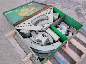 lot 2064 image: Greenlee 777 Bender with Metal Storage Box