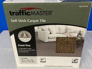 lot 23 image: TRAFFIC MASTER SELF-STICK CARPET TILE