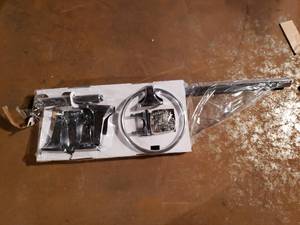 lot 23 image: Bathroom Kit Towel, Hanger, Toilet Paper Roll