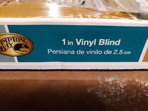 lot 24 image: 1 in Vinyl Blind Cordless 23x 72