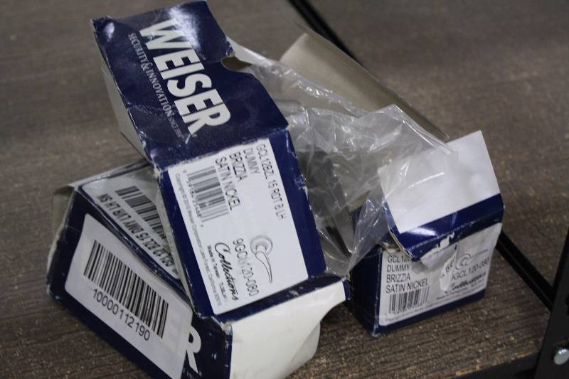 Weiser Lock GCL12 BZL15 RDT B LH LH Dummy Lever, Satin Nickel NEW 3 Sets $30 Value