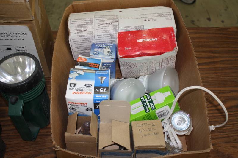 Misc. Large Lot of Lights, Fixtures & Accessories
