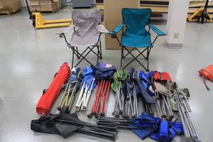 Large Lot of Outdoor & Camping Chairs  13 Total Chairs