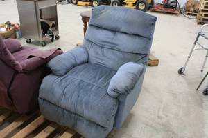 Blue Chair Recliner
