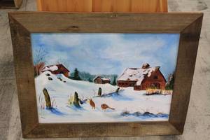 Large Picture & Frame