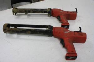 Milwaukee Battery Powered Caulk & Adhesive Guns  2 Qty