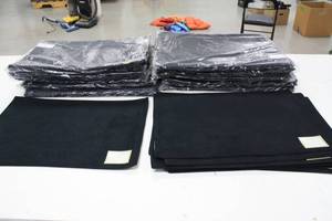 Black Faux Suede Placemats 120ct $360 Value