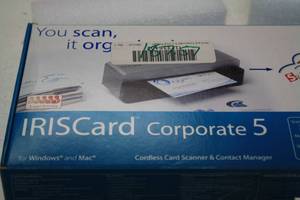 Cordless Card Scanner & Contact Manager