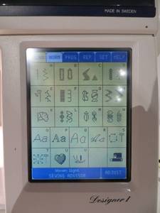 lot 6 image: Husqvarna Viking Designer 1 Sewing & Embroidery Machine