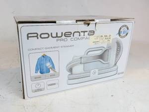 lot 8 image: Rowenta IS1430 Pro Compact Garment Steamer