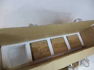 lot 13 image: Thomas Brushed Nickel Light Fixture