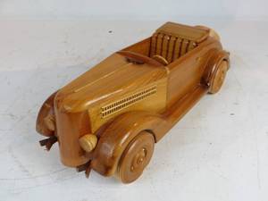 lot 17 image: Wooden Toy Car