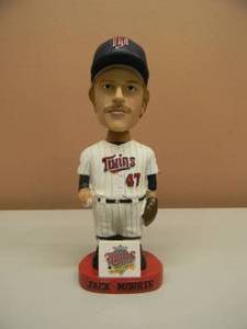 JACK MORRIS SEASON TICKET HOLDER BOBBLEHEAD - 1991 WORLD SERIES MVP - NICE - SEE PICTURES