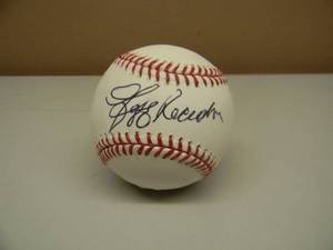 LIFELONG COLLECTION - MINNESOTA TWINS JEFF REARDON SIGNED BASEBALL - JEFF REARDON - TWINS 87 WORLD SERIES - ALL AUTOGRAPHS ARE GUARANTEED AUTHENTIC - SEE PICTURES