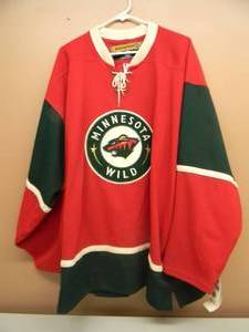 NOS - MINNESOTA WILD KOHO AUTHENTIC ON-ICE GAME JERSEY WITH TAGS - SIZE 56 - VERY NICE - SEE PICTURES