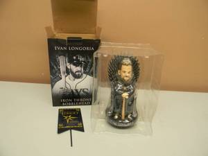 EVAN LONGORIA - IRON THRONE BOBBLEHEAD - GAME OF THRONES - NEW IN BOX - SEE PICTURES