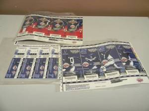 RARE - UNCUT, UNUSED, NOT PLAYED MINNESOTA TWINS TICKETS - GREAT RARE COLLECTIBLES - SEE PICTURES