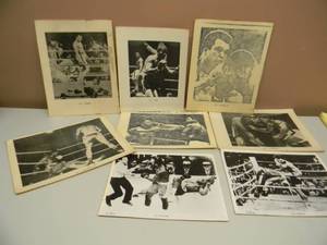 8 - VINTAGE MUHAMMAD ALI IMAGES FROM A OLD BOXING GYM - SEE PICTURES