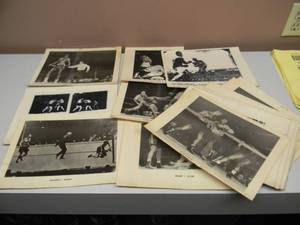 24 - VINTAGE IMAGES FROM A OLD BOXING GYM - SUPERSTARS OF BOXING - TO MANY TO LIST - SEE PICTURES