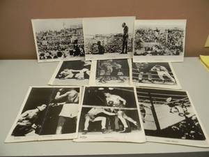 9 - VINTAGE IMAGES FROM A OLD BOXING GYM - THE RING MAGAZINE - SUPERSTARS OF BOXING - TO MANY TO LIST - SEE PICTURES