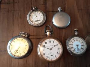 lot 1 image: Antique Pocket Watch By Hamilton Watch Co. Mechanical, 21 Jewels, Works