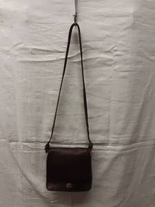 Coach Genuine Leather Brown Handbag