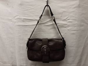 Coach Genuine Leather Brown Handbag