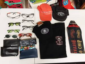 Clear & Color Riding Glasses & Cases, NEW T-Shirt (Buffalo Chip) Size 2X, Caps & Bandana