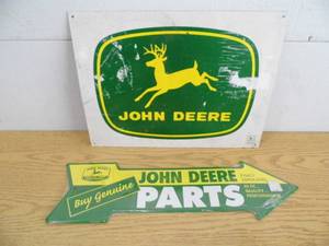 John Deere Metal Signs