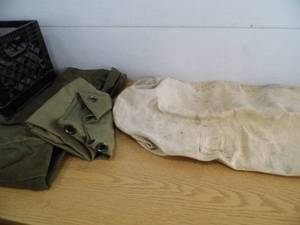 Lot of 7 Military Duffle Bags