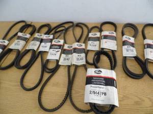Assorted Automotive Belts