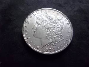 lot 5 image: 1879   Morgan Silver Dollar
