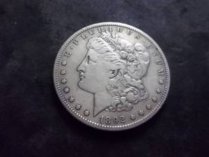lot 26 image: 1892 S Morgan Silver Dollar