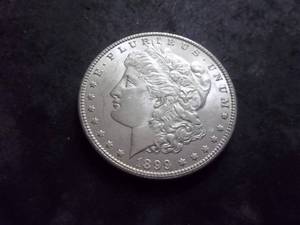 lot 33 image: 1899 Morgan Silver Dollar