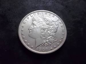 lot 35 image: 1900  Morgan Silver Dollar