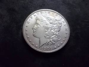 lot 36 image: 1901 O Morgan Silver Dollar