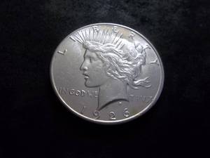 lot 51 image: 1926 S Silver Peace Dollar