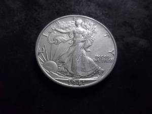 lot 67 image: 1941 D Walker Half Dollar