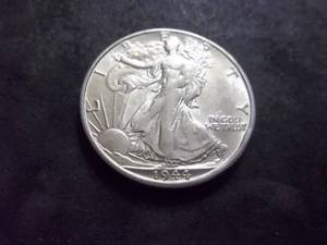 lot 76 image: 1944 S Walker Half Dollar