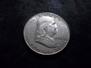 lot 79 image: 1948 D Franklin Half Dollar