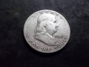 lot 81 image: 1949 S Franklin Half Dollar