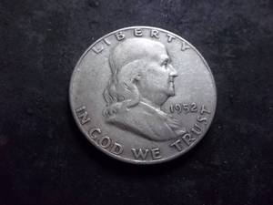 lot 88 image: 1952 D Franklin Half Dollar