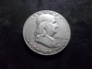 lot 89 image: 1952 S Franklin Half Dollar