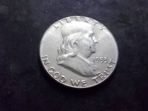 lot 90 image: 1953 Franklin Half Dollar